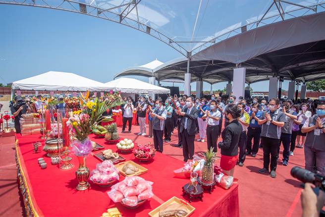桃园航空城计画4处安置住宅基地，今日举办联合动工仪式。（桃园市政府提供／蔡明亘桃园传真）