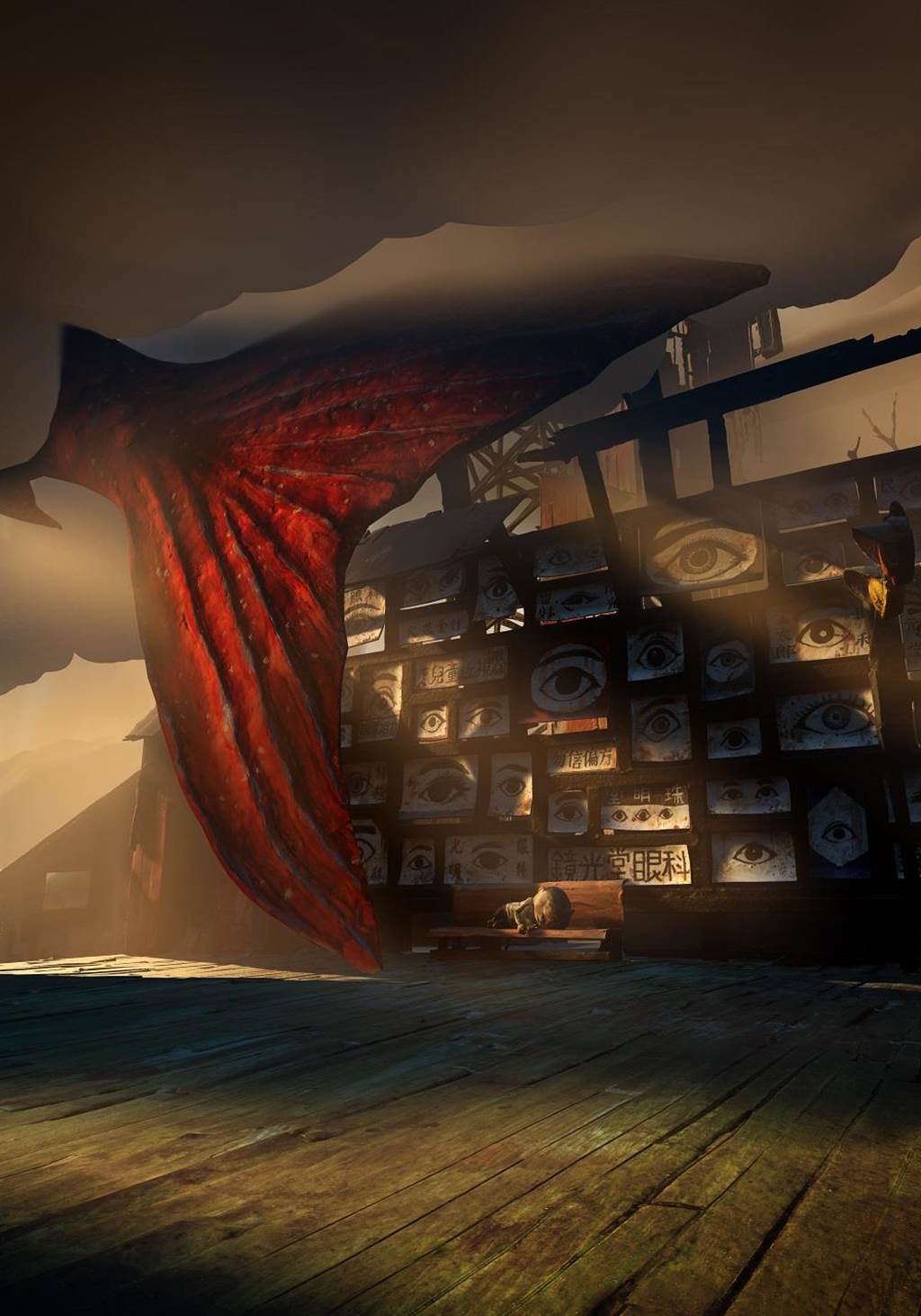 《紅尾巴》將在高雄駁二P3倉庫，亞洲最大的沈浸式體驗展「XR無限幻境」展出。（雄影提供）
