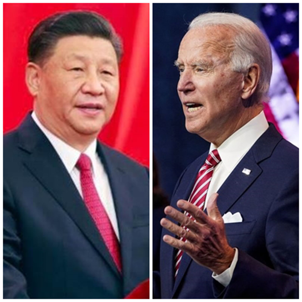 中国大陆国家主席习近平（左）、美国总统拜登（右）。（资料照片合成）(photo:ChinaTimes)