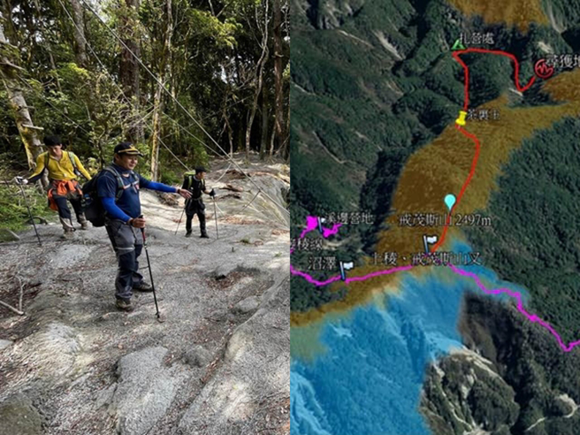 台東縣池上鄉阿美族30歲林姓新手揹工，前往戒茂斯山溪底營地結束任務後，獨自返程時疑似迷路，最終長眠於新武呂溪冰涼的溪水之中。（民眾提供）