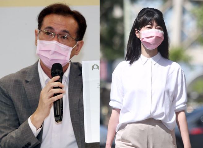 左为民进党立院党团干事长郑运鹏、右为绿委高嘉瑜。(资料照/合成图)