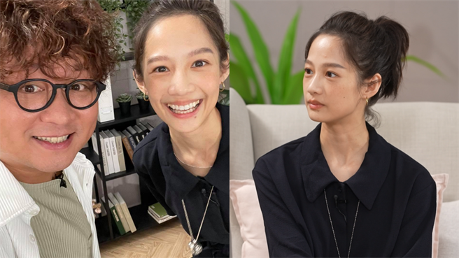 纳豆（左图左）当时预测简嫚书一定会夺下金钟奖。（镜电视提供）