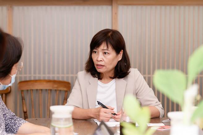 針對林耕仁說要求市府向林智堅、沈慧虹求償，沈慧虹28日表示，對個別參選人的選戰做法，不予評論。（沈慧虹團隊提供／王惠慧新竹傳真）