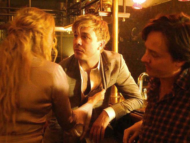 湯姆希林（右起）、亞伯拉罕舒赫、莎斯基亞蘿絲達爾3人互動火花精彩。（海鵬提供）