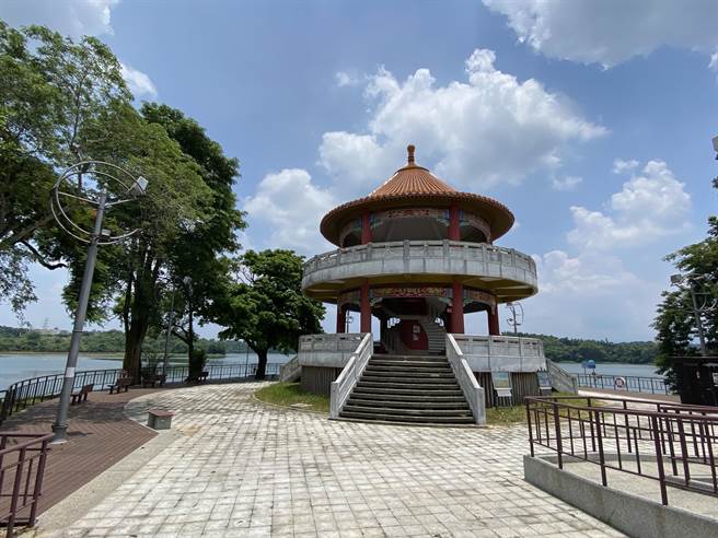 嘉义市兰潭风景区风光明媚，市府近年来积极推展观光。（廖素慧摄）