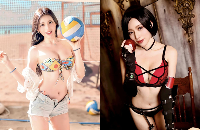 谢立琪拥有D级火辣身材。（图／谢立琪facebook）