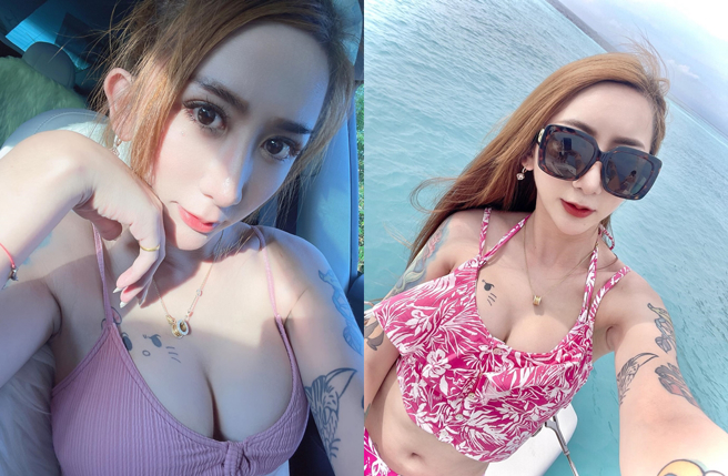 罔腰日前和阿猴宣布结婚，称自己是杨太太。（图/罔腰FB）