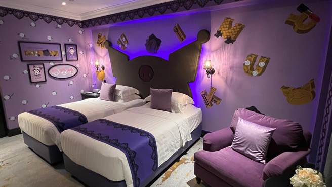 酷洛米「哥德蘿莉塔」跳脫三麗鷗傳統粉嫩印象。（柯宗緯攝）