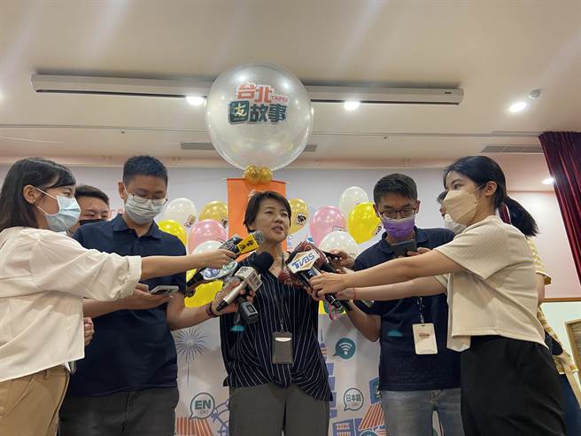 台北市副市長黃珊珊今上午出席活動，表示交通問題是內科不是內湖，呼籲陳時中不要污名化內湖。（陳薏云攝）