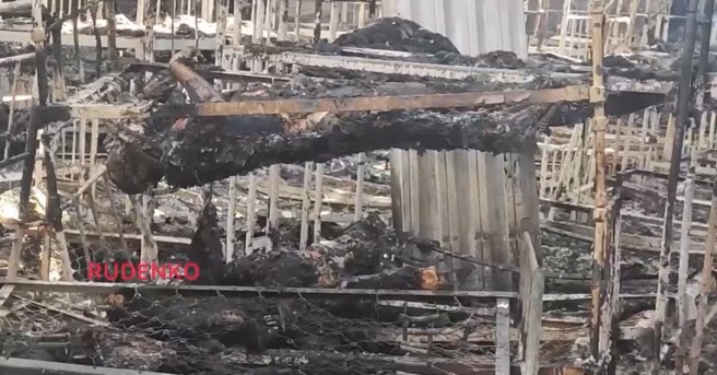 位於頓內茨克歐連尼夫卡（Olenivka）的監獄。(圖/截自@igorlachen推特)