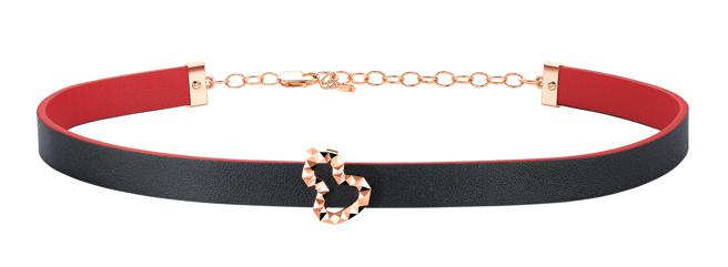 Qeelin Wulu 18系列玫瑰金颈环，9万1500元。（Qeelin提供）