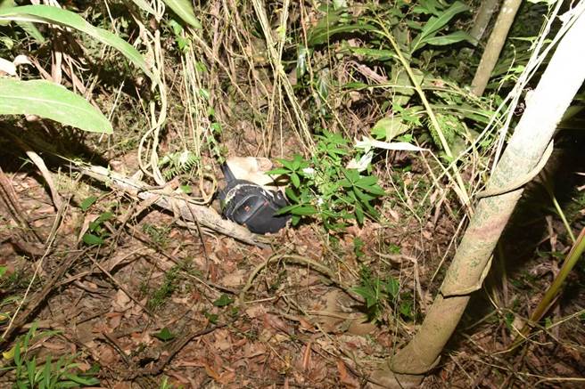 林姓凶嫌在太平山区被找到，已成一具冰冷尸体。（警方提供）