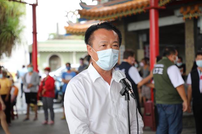 針對國民黨縣長人選即將出爐，獲民進黨提名競選連任的嘉義縣長翁章梁指要等正式提名再回應。（呂妍庭攝）