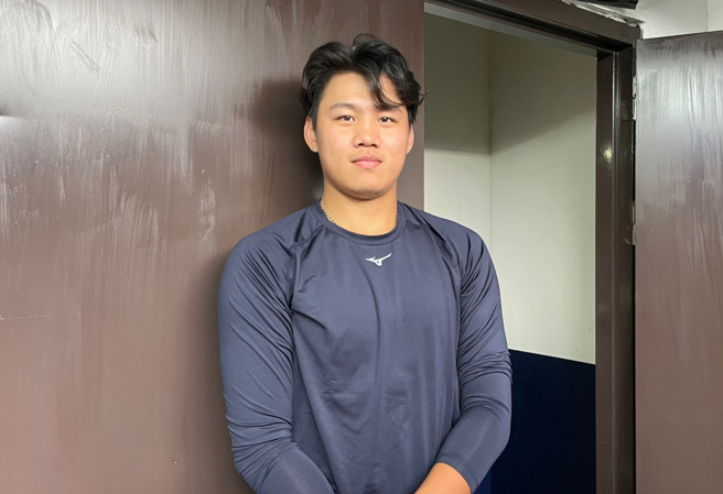 林子豪。（毛琬婷摄）