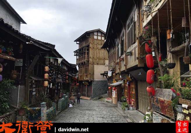 非假日的古镇没啥游客，感觉安静閒适的多。（作者提供）