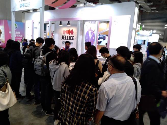 日商JELLICE杰乐生技7月28日至7月31日，参与南港展览馆亚洲生技大展。图为去年盛况。（柯宗纬翻摄）