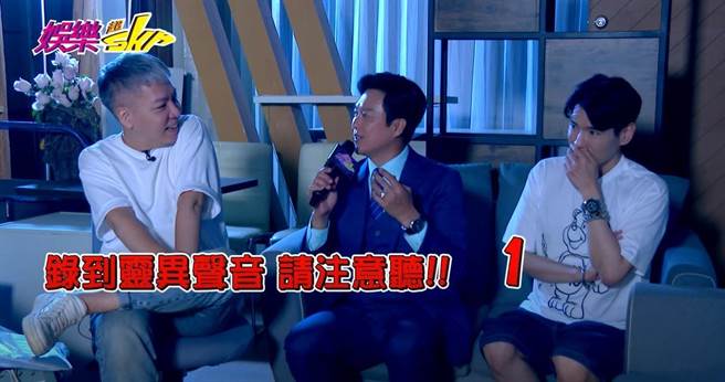 王燦分享鬼故事時疑似撞鬼。（民視提供）