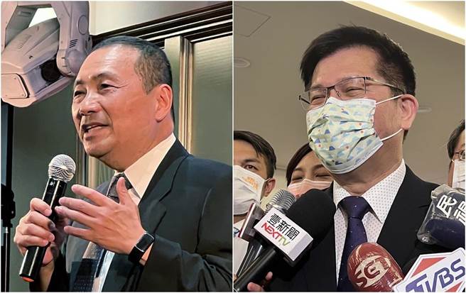 侯友宜、林佳龙今前后出席同场行程。（李奇叡摄）