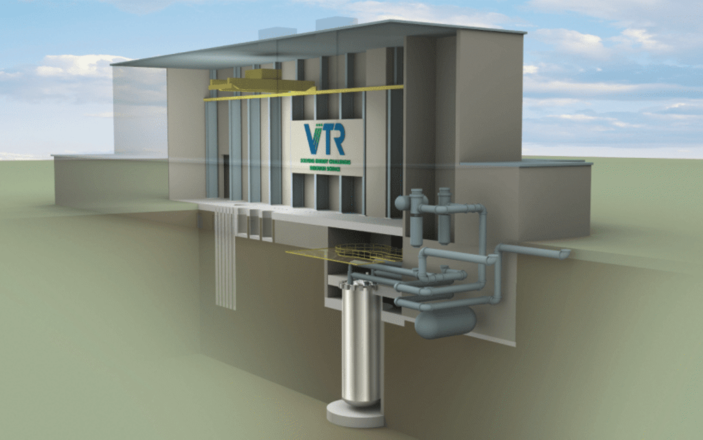 美国能源部推动的VTR快中子实验炉，预计在2026年完成。图/USDOE(photo:ChinaTimes)