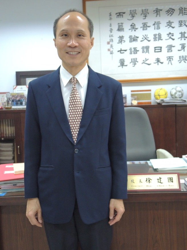 卫理女中自民国50年创校至今，歷经6任校长皆由女性出任，徐建国校长是60年来第一位男校长。(卫理女中提供)