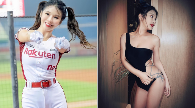 平常在啦啦队可爱的琳妲，私下的穿衣风格相当火辣。(图/林妲脸书、IG)