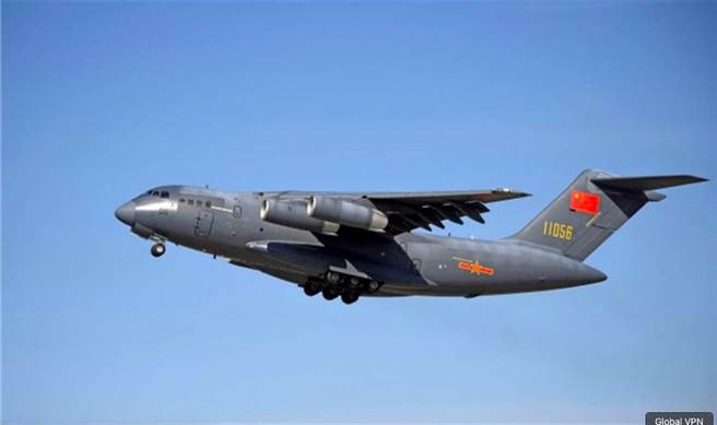 中共解放軍新一代空中加油機運油-20。（大陸國防部）