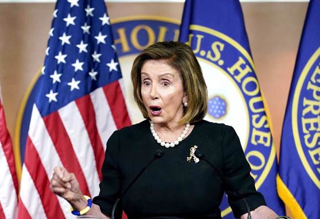 美國眾議院議長裴洛西傳出8月將訪台。（資料照／美聯社）