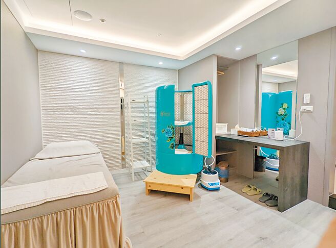 尚禾亚康养集团已来到全台23间店数规模，今年更在美国休士顿拓展国外第一家实体店面，准备开放海外加盟。（叶思含摄）