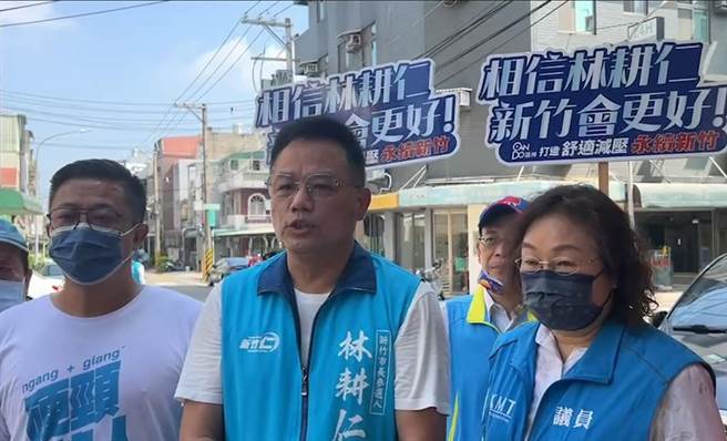 林耕仁表示，把新竹棒球场事件说成是政治炮火，这就是民进党典型的「台北看天下」思维，不接地气，完全与民意脱节。（林耕仁提供／陈育贤新竹传真）