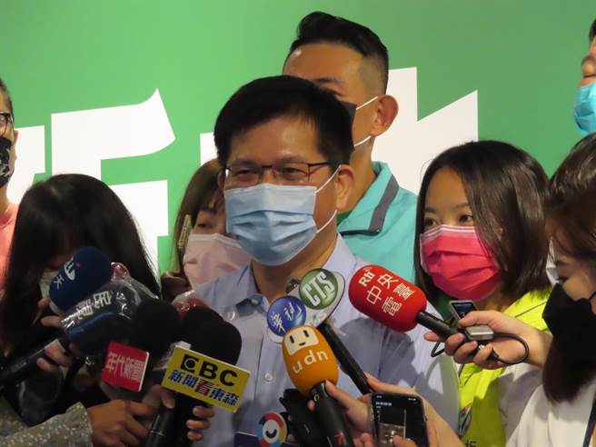 林佳龙：内部民调45％市民不支持侯把2022当总统选举跳板。（叶德正摄）