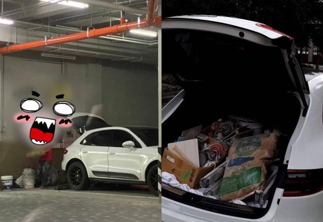 主播刘芯彤于脸书分享1名工人将保时捷当货车开的故事。（图／翻摄自《主播 刘芯彤》脸书）