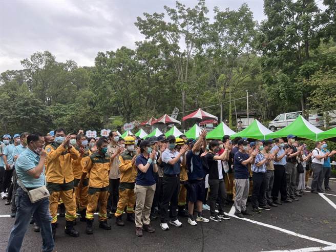 林务局1日举办首届森林护管员专业技能竞赛。（东势林管处提供）