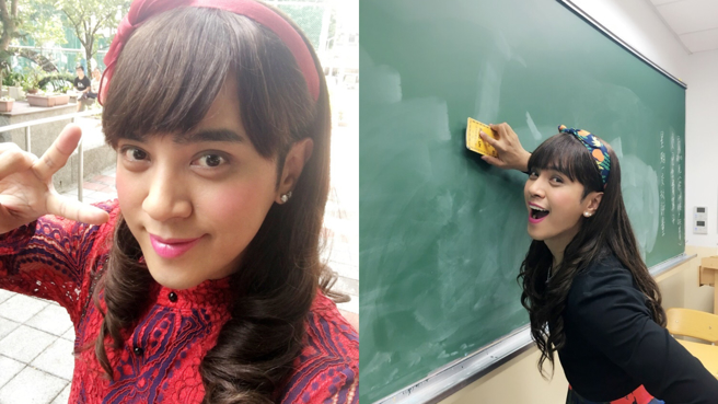 罗志祥过去搞笑扮演的朱碧石，男扮女装扮相仍让网友印象深刻。(图/罗志祥 FB)