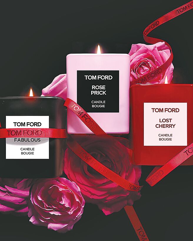 SOGO忠孝館TOM FORD 私人調香系列香氛蠟燭，推薦價3500元至3800元。（SOGO提供）