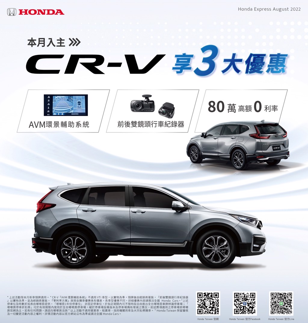 再創銷售佳績！Honda CR-V蟬聯「中型SUV銷售NO.1、HR-V 佳評如潮領牌突破1,400台(圖/CarStuff)