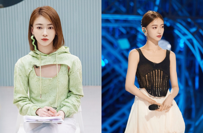 吴谨言传出饮恨得第十一名，无缘成团出道。（图／翻摄自乘风破浪微博）