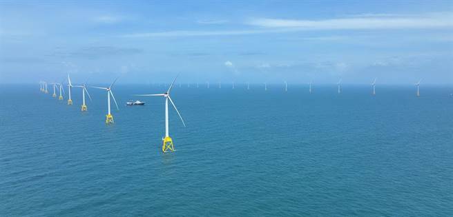 900MW 大彰化东南及西南第一阶段离岸风场。（沃旭能源公司提供）