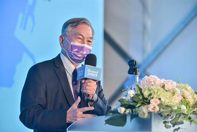 行政院副院长沈荣津参加启用典礼，共同见证台湾离岸风电运维发展重要里程碑。（沃旭能源公司提供）