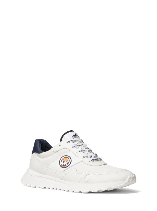 Michael Kors x ellesse 白色拼接老爹鞋 (男士)，8300元。（Michael Kors提供）