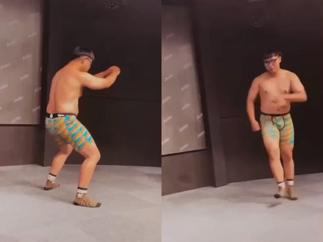 马修在舞台上很有喜感。（图／FB@圤智雨）