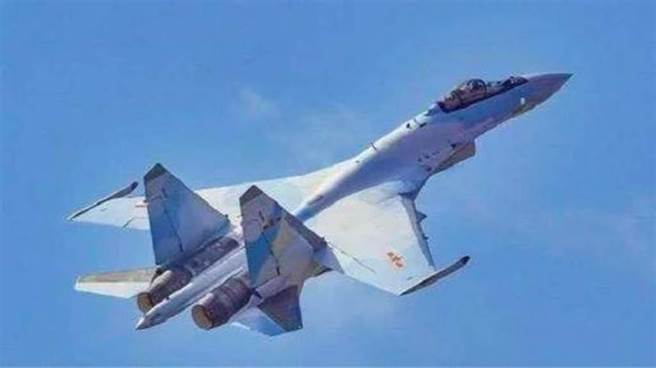 中國人民解放軍空軍蘇-35戰機。（環球網）