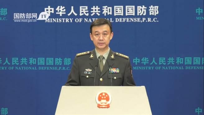 大陸國防部新聞發言人吳謙。（大陸國防部官網）