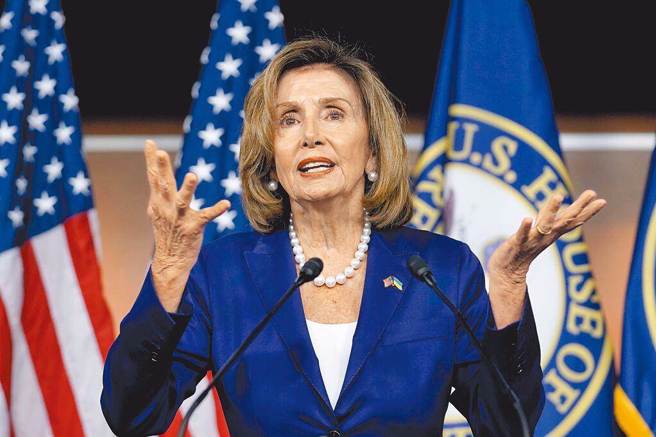美国眾议院议长裴洛西。（美联社）