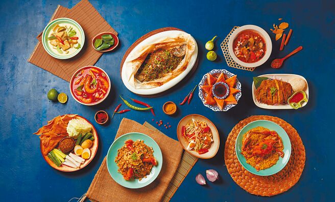 比漾廣場饗泰多泰式風格餐廳 「真愛爸爸」父親節套餐，四人限定套餐、七道人氣菜色3688元。（比漾廣場提供）