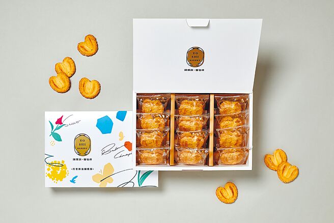 全家与烘焙大师陈耀训合作开卖「丹麦奶油蝴蝶酥」。（全家提供）