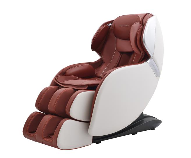 Global Mall 新北中和店的tokuyo HEALTHPIT Sofand精品按摩沙發，原價6萬5800元，優惠價5萬2800元。（Global Mall提供）