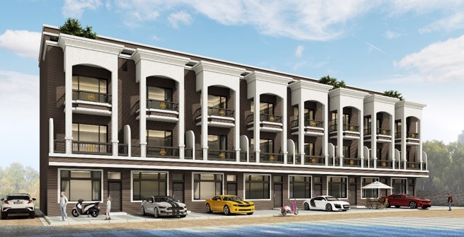 由成裕建设投资兴建的智能别墅「成裕大囍2」，拥单层大主卧及前院停车。(图/成裕建设提供)