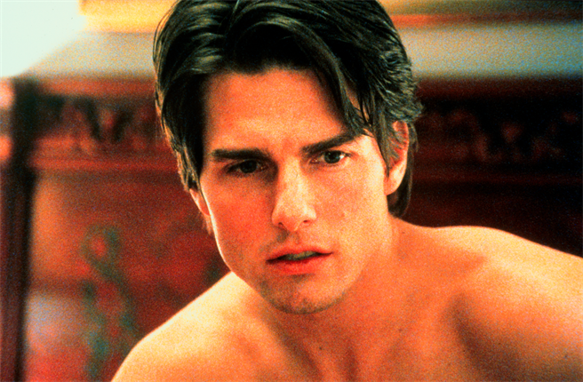 《大開眼戒》回味湯姆克魯斯的盛世美顏。（華納兄弟提供）