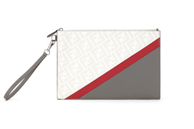 FENDI Diagonal FF LOGO手拿包 建议售价NT$30,500