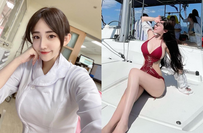 怡葶被封最美护理师。（图／翻摄自elle50829 IG）